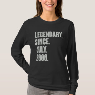 Legendär seit Juli 2000 22 Jahre alt 22. Geburtsta T-Shirt
