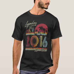 Legendär seit Juli 2016 6. Bithday T-Shirt