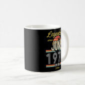 Legendär seit Juni 1977 Vintag Kaffeetasse (VorderseiteRechts)
