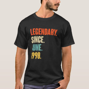 Legendär seit Juni 1990 32 Jahre alt 32. Geburt T-Shirt