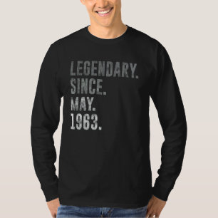 Legendär seit Mai 1963 59. Geburtstag Vintage 196 T-Shirt