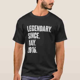 Legendär seit Mai 2016 6 Jahre 6. Geburtstag T-Shirt