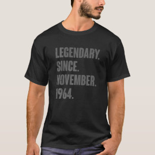 Legendär seit November 1964 58 Jahre alt 58. Bir T-Shirt