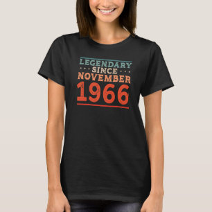 Legendär Seit November 1966 Geboren im 60er Birt T-Shirt