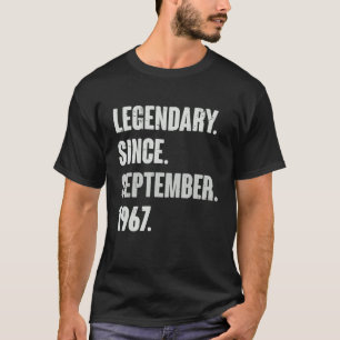 Legendär seit September 1967 55 Jahre alt 55th B T-Shirt