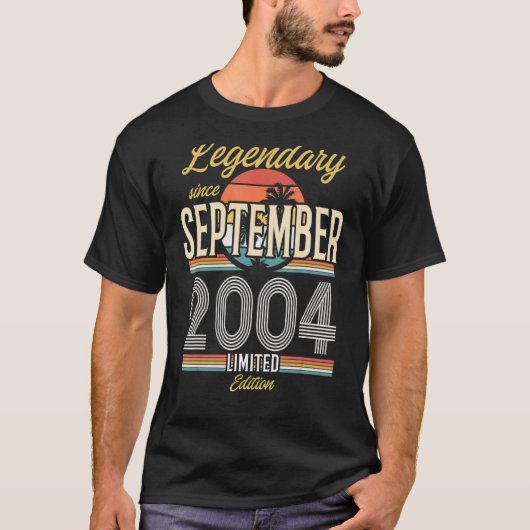 Legendär Seit September 2004 Vintag T-Shirt (Vorderseite)