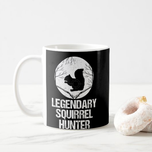 Legendär Squirrel Hunter Kaffeetasse (Mit Donut)