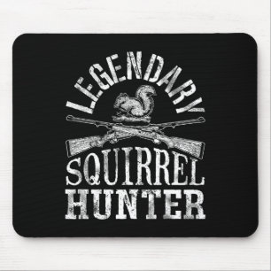 Legendär Squirrel Hunter T Shirt Jagd Funny Vi Mousepad