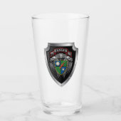 Legendäre 75. Ranger Regiment Custom Shield Glas (Vorderseite)