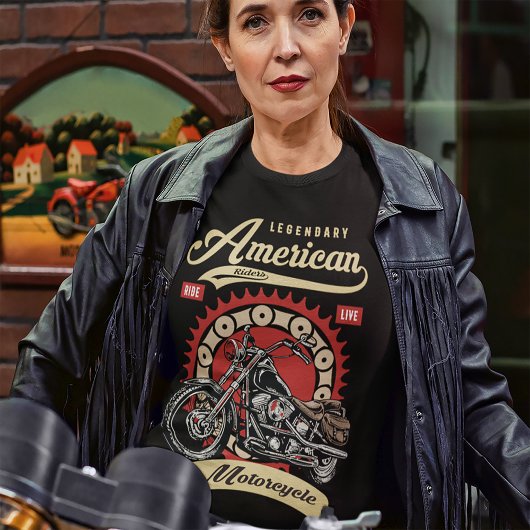 Legendäre amerikanische Motorradfahrer T-Shirt