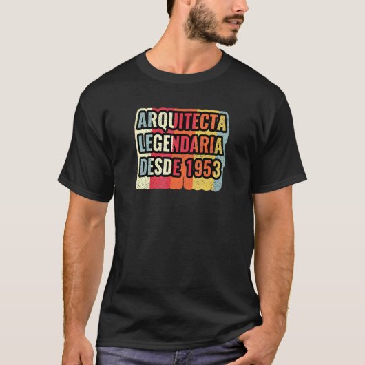 Legendäre Architektin seit 1953   Architekt T-Shirt (Vorderseite)