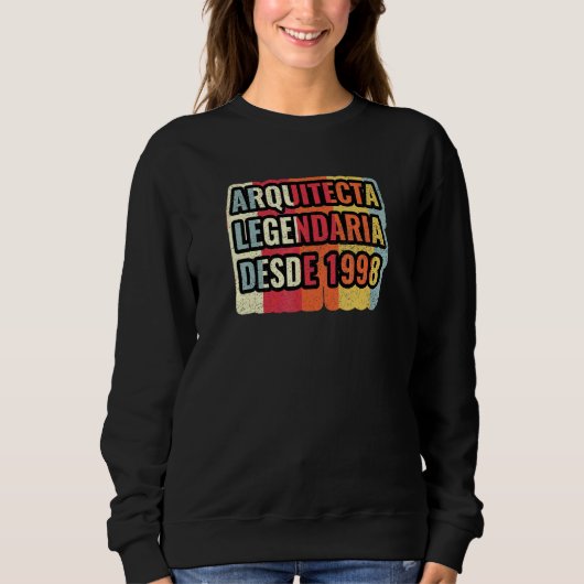 Legendäre Architektin seit 1998 Architekt Sweatshirt (Vorderseite)