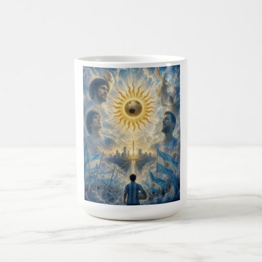 Legendäre argentinische Fußball-Hommage Kaffeetasse (Mittel)