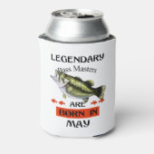 Legendäre Bassmeister Geboren im Mai Dosenkühler (Kanne Rückseite)