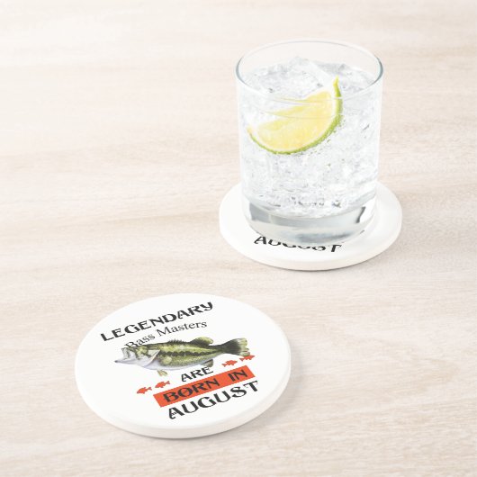 Legendäre Bassmeister sind im August Geboren Getränkeuntersetzer (Seite)