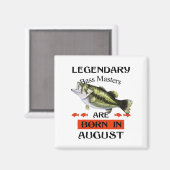 Legendäre Bassmeister sind im August Geboren Magnet (Vorderseite/Rückseite)