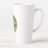 Legendäre Coole Väter – Fette Typografie-Design Milchtasse (Rechts)