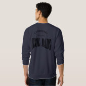 Legendäre Coole Väter – Fette Typografie-Design Sweatshirt (Schwarz voll)