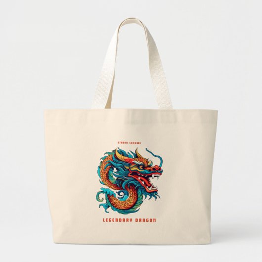 Legendäre Dragon Bag Design Jumbo Stoffbeutel (Vorne)