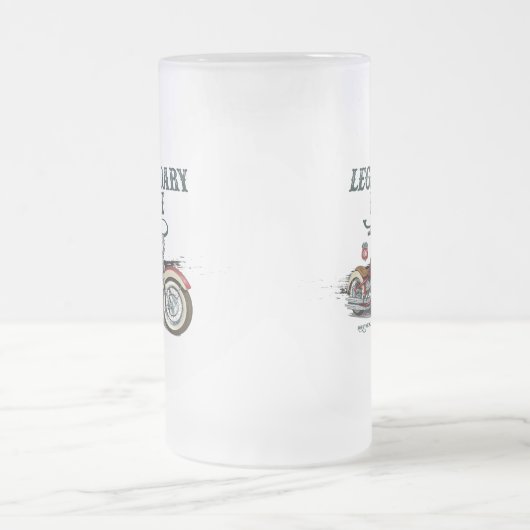 Legendäre Fahrt Mattglas Bierglas (Mittel)