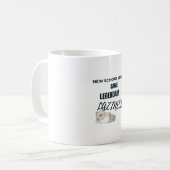 Legendäre Faulheit Schule Tasse (Vorderseite Links)