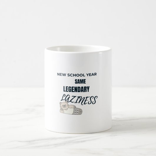 Legendäre Faulheit Schule Tasse (Mittel)