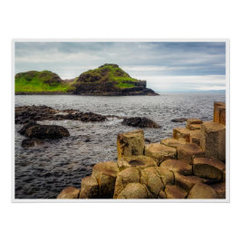 Legendäre Giant’s Causeway-Küste Irland Foto Poster