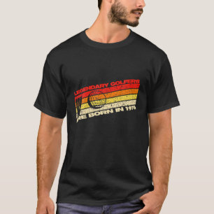 Legendäre Golfer Geboren sind 1976 46. Vintage Re T-Shirt