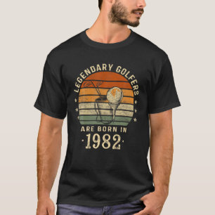 Legendäre Golfer sind 1982 Geboren, 40. Geburtstag T-Shirt