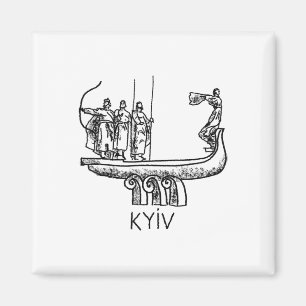 Legendäre Gründer Von Kiew Kyiv Ukraine T-Shirt Te Magnet