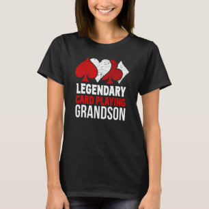 Legendäre Karte für die Grandson Play-Spielkarten T-Shirt