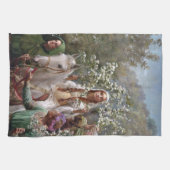 Legendäre Königin Guinevere (von John Collier) Geschirrtuch (Horizontal)