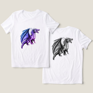 "Legendäre Kreaturen: Komplexe Schwarz-Weiß-Darste Tri-Blend Shirt