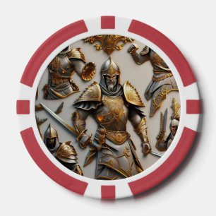 "Legendäre Krieger" Pokerchips