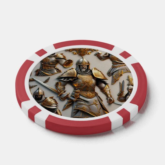 "Legendäre Krieger" Pokerchips (Einzeln)