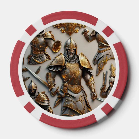 "Legendäre Krieger" Pokerchips (Rückseite)