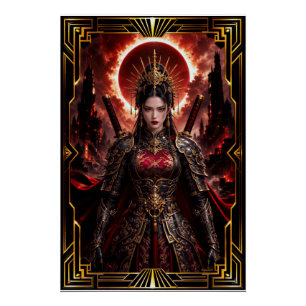 Legendäre Kriegerin Tomoe Hoshino - Ashikaga-No-Ku Poster