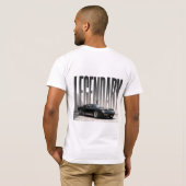 Legendäre Luxus-Performance-Grafik T-Shirt (Schwarz voll)