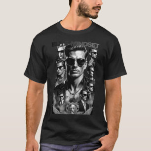 Legendäre Mentalität Vintage Herren Grafik T-Shirt
