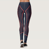 Legendäre Motion - Geometrische Eleganz Leggings (Rückseite)