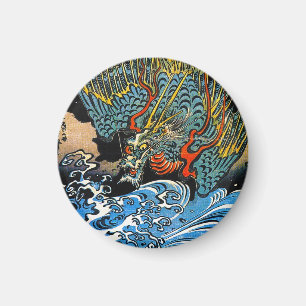 Legendäre mythische Dragon Utagawa Kuniyoshi-Kuns Magnet