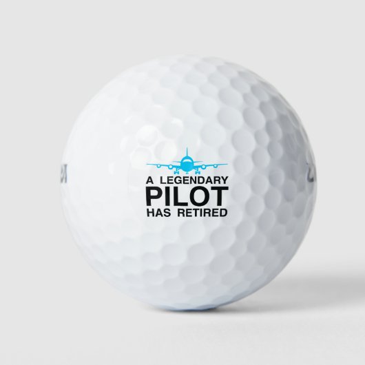 Legendäre Pilotin ermüdet Golfball (Vorderseite)