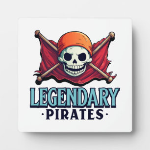 Legendäre Piraten Fotoplatte