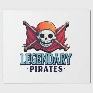 Legendäre Piraten Geschenkpapier