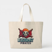 Legendäre Piraten Jumbo Stoffbeutel (Rückseite)