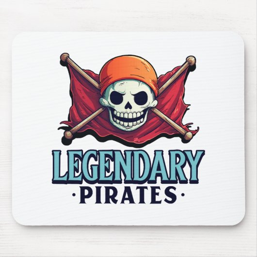 Legendäre Piraten Mousepad (Vorne)