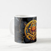 Legendäre Rang-Gamer-Emblem Kaffeetasse (Vorderseite Links)