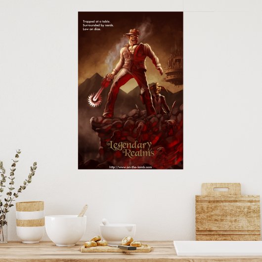 Legendäre Reiche - Deckplakat Poster (Küche)