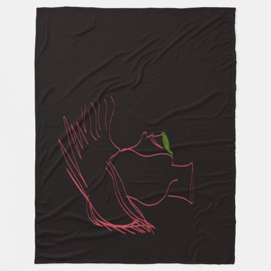 Legendäre Rockstar-Flanelldecke Fleecedecke (Vorderseite)