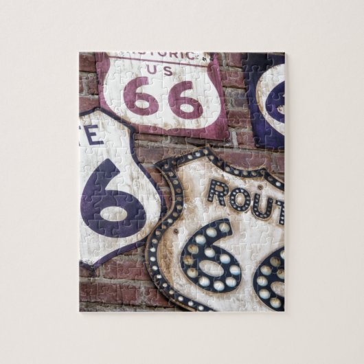 Legendäre Route 66 Puzzle (Vertikal)